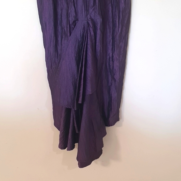 Vintage 80s 90s Shute Boss Size 8 Purple Formal Dress - Picture 5 of 9